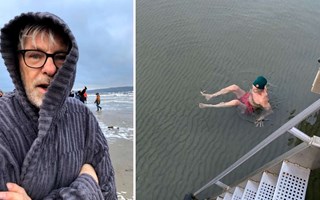 Vinterbad: Njutning p Instagram, tortyr i verkligheten 