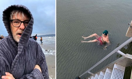 Vinterbad: Njutning p Instagram, tortyr i verkligheten 