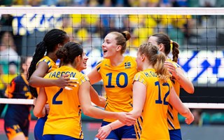 Ny bl�gul volleyfest i �ngelholm i sommar