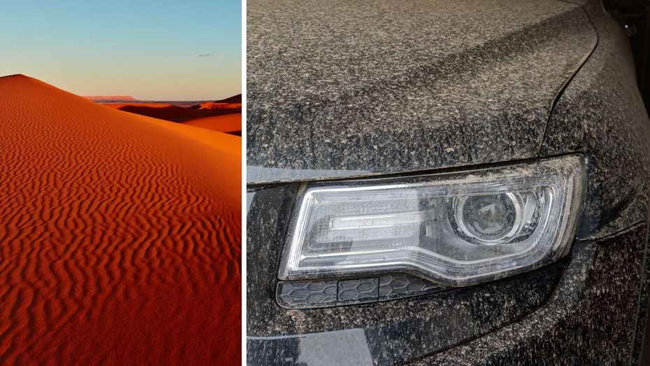 Blodregn p� v�g mot Sk�ne