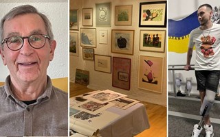 Tavlor ger nytt liv � och proteser till Ukraina