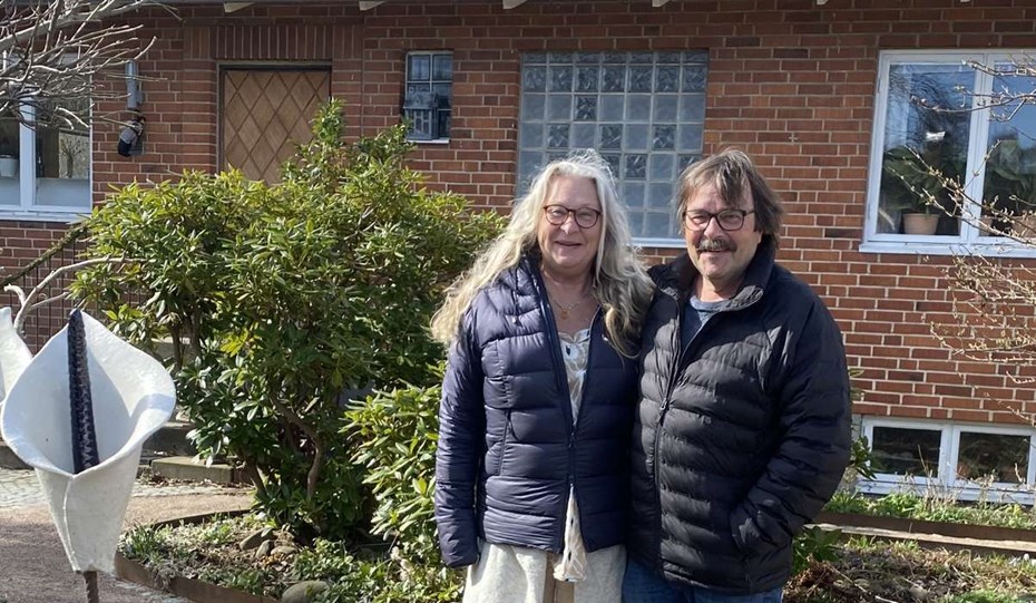 Gun och Kalle visar sin gr�na oas � mitt i stan 