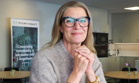 Hall� d�r Theresia Ide, verksamhetsansvarig p� StorVerket!