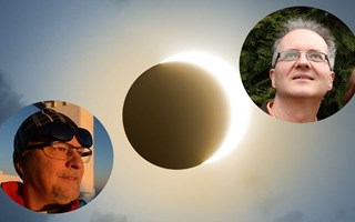 Ikv�ll m�rknar solen � s� ser du det s�llsynta sk�despelet