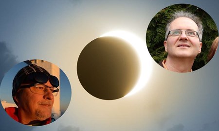 Ikv�ll m�rknar solen � s� ser du det s�llsynta sk�despelet