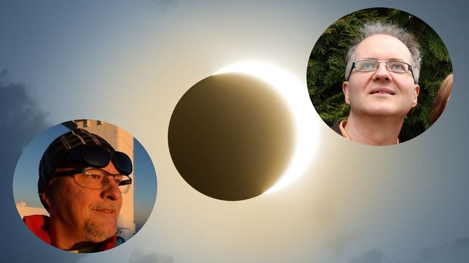Ikv�ll m�rknar solen � s� ser du det s�llsynta sk�despelet